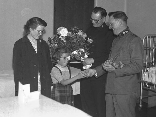 Salvation Army in children's ward