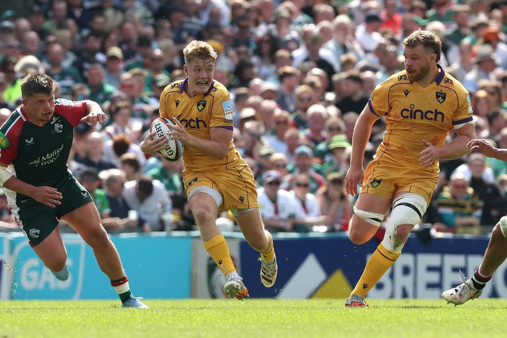 Saints suffered defeat at Leicester back in May (photo by David Rogers/Getty Images)
