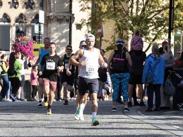 Hundreds of runners took part in the half marathon on Sunday September 15, 2024.