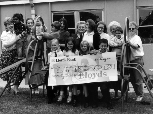 Cliftonville Playgroup cheque 1996
