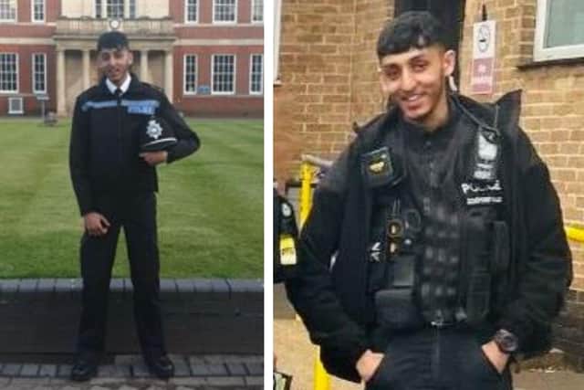 Northamptonshire Police officer PC Faizaan Najeeb who sadly died last week /Northants Police