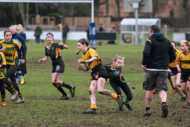 Northampton Casuals Girls team faced Bugbrooke and Long Buckby