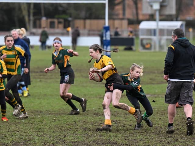 Northampton Casuals Girls team faced Bugbrooke and Long Buckby