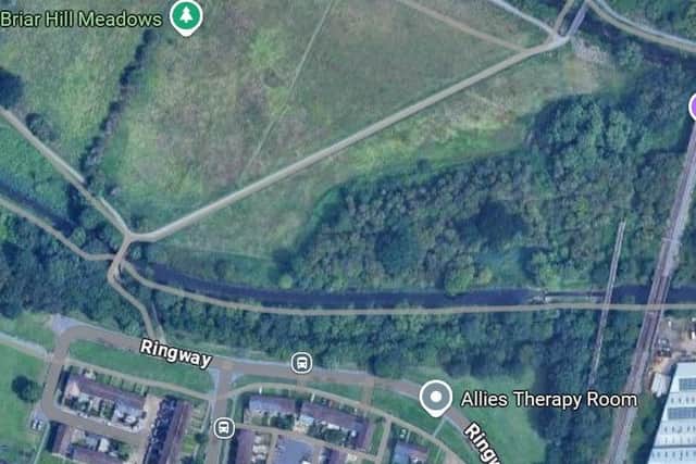 The incident happened on a bridge over the Grand Union Canal in Northampton.