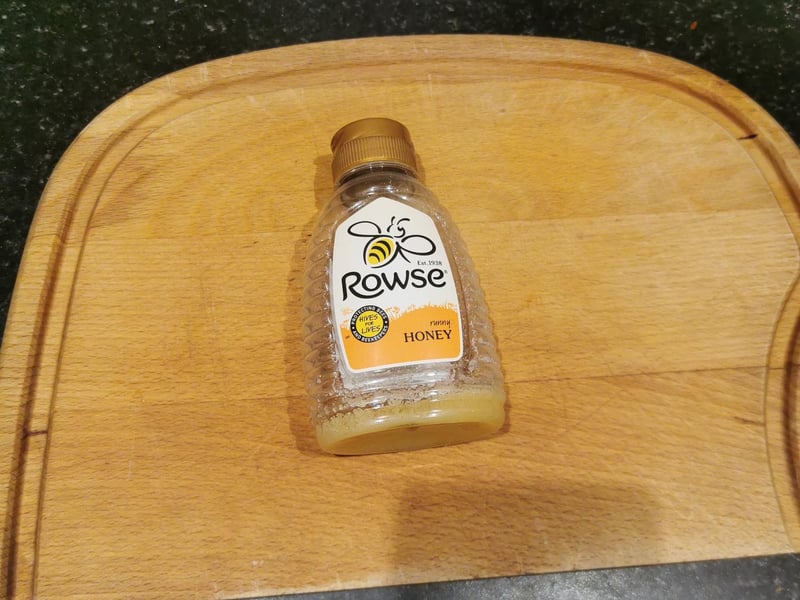 A plastic bottle of honey was removed in 2021