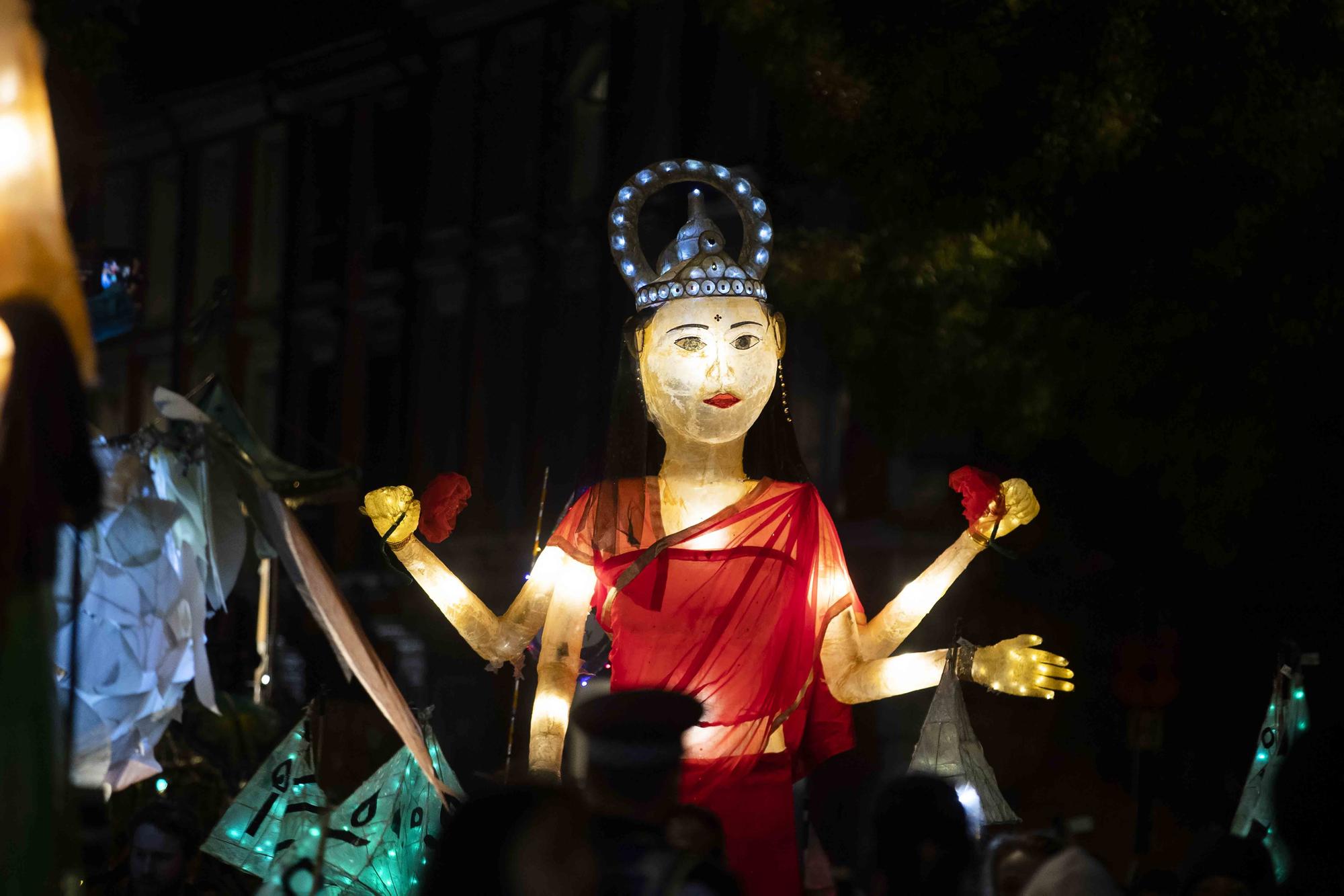 Celebrations for the festival of lights included a parade and entertainment in Northampton town centre on Saturday (November 4).