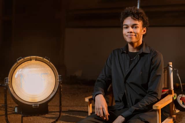 Tyla Sharp had his big break when he created his first short film and it was one of 15 chosen to be aired on Channel 4. Photo: Simon Turner.
