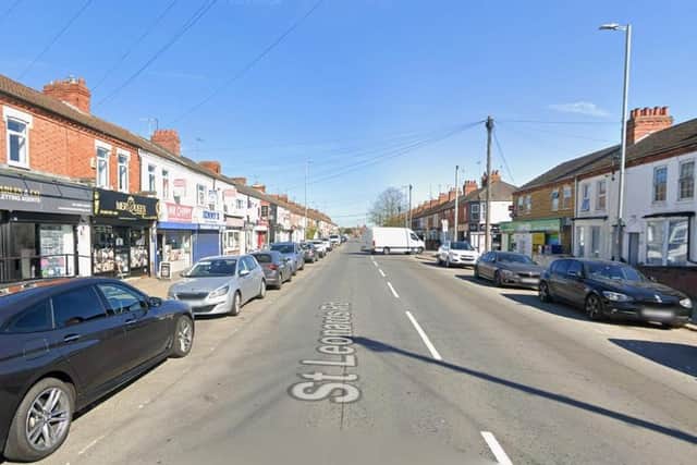 The incident happened in St Leonard's Road.
