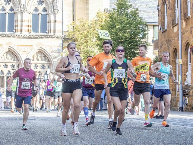 Hundreds of runners took part in the half marathon on Sunday September 15, 2024.