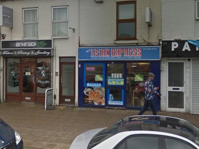 Asian Express in Wellingborough Road, Northampton. Last inspected on December 9, 2022.