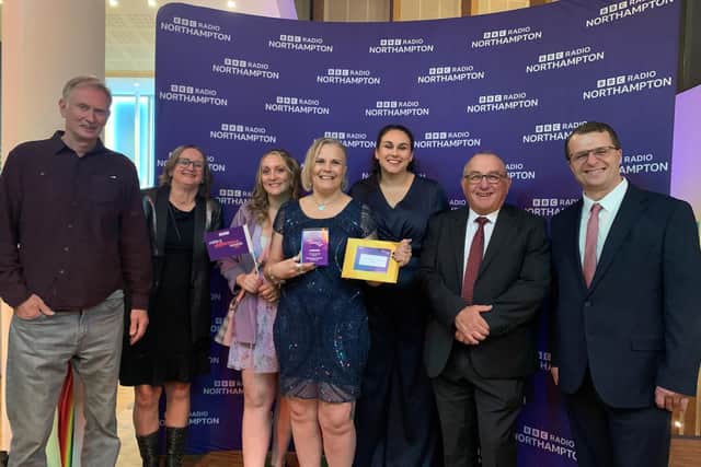 The Northampton Volunteer Car Scheme with their award.