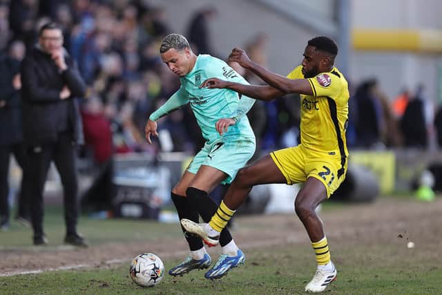Action from Saturday's game between Burton and Northampton