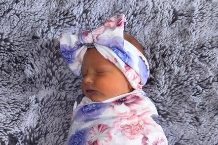 Atlantis Skye born at 3.05am on July 4 at Kettering General Hospital, weighing 5lbs 13oz.