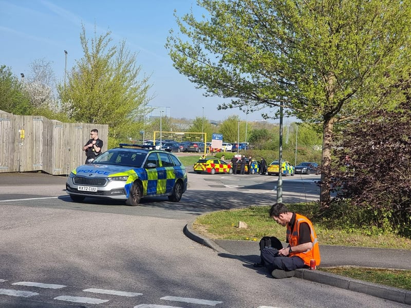 Northamptonshire Police and Northants Fire and Rescue are at the scene of the emergency incident at DHL in Gowerton Road, Brackmills