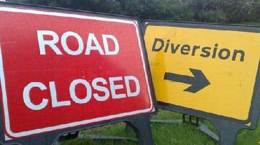 The roadworks start on Monday, September 5