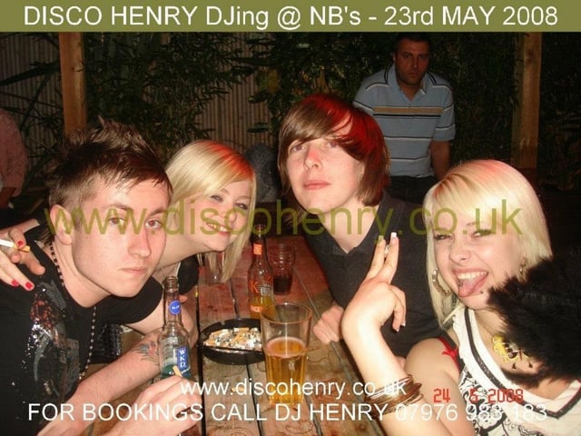 Nostalgic pictures from a Friday night out at NB's