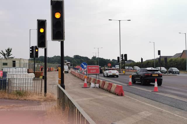 The incident happened on the A4500 near Upton on Wednesday (July 12) at around 3pm