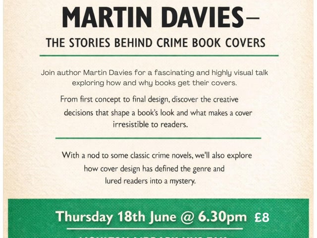 Author Martin Davies talks book covers