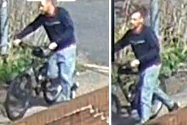 The CCTV image released by Northamptonshire Police