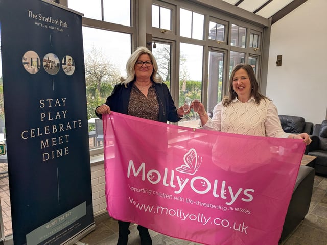 Hotel owner Beverley Haynes and Rachel Ollerenshaw of Molly Ollys.