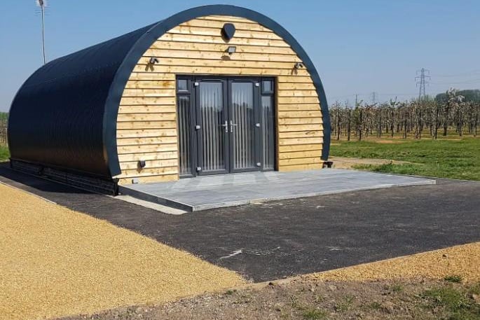 The Nissen is a private and secluded two person home situated in the middle of a 20 acre orchard. This tiny house is within walking distance of Elm village, with Peterborough, Kings Lynn, and Norfolk coast within easy reach by car. One person who stayed here wrote: “Brilliant place to relax and unwind in a beautiful setting! Will be returning in the summer.”