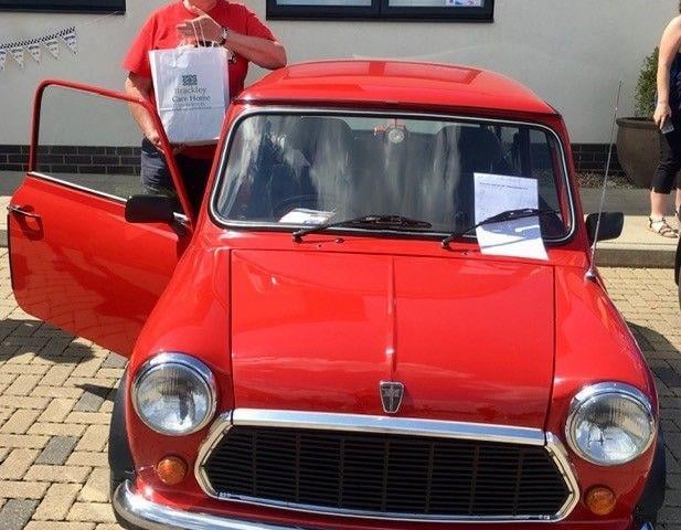 Alison Ruck who won the People's Choice Award with her 1996 Rover Mini Sprite