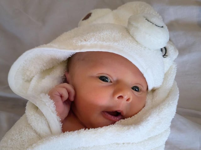Jessica Eleanor born at 1.12pm on January 12 at Warwick Hospital, weighing 7lbs 2oz.