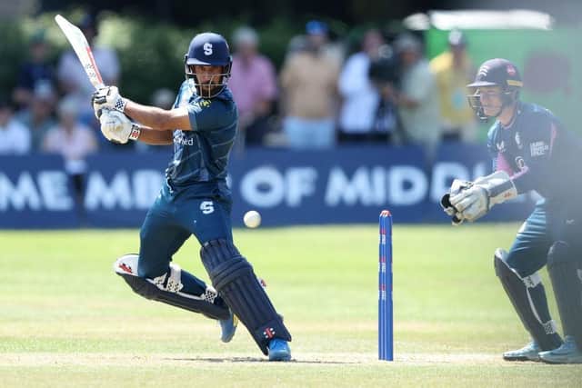 Saif Zaib in action for the Steelbacks at Middlesex (Photo by Warren Little/Getty Images)