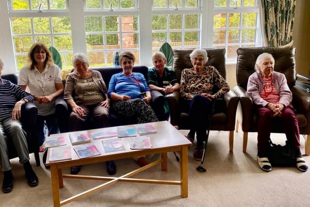 Residents and Guests with Penny Bell, Dementia UK