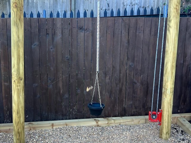 The new outdoor learning area at Hazel Leys Academy