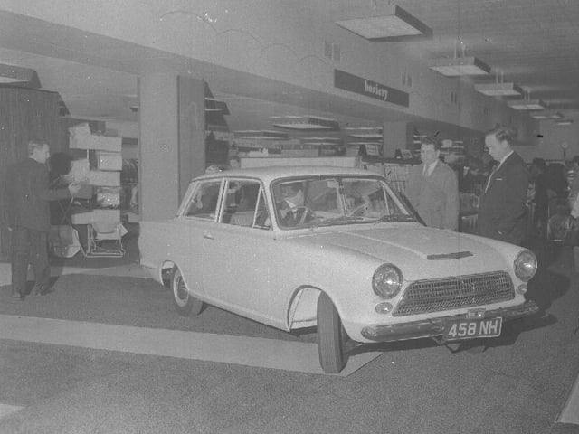 Ford Cortina at Adnitts, The Drapery, Northampton, September 21, 1962