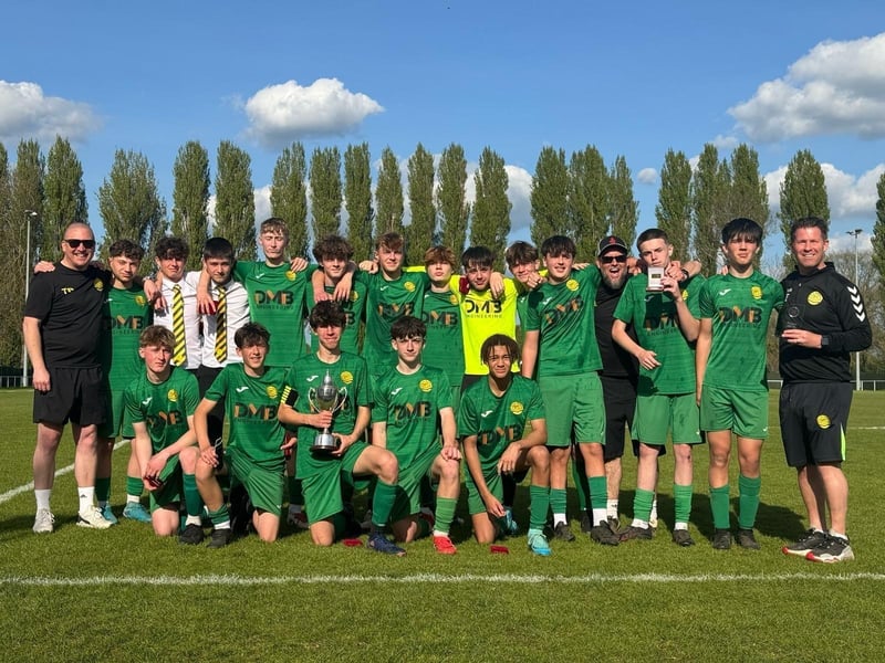 Blisworth U15 Greens after winning the County Cup