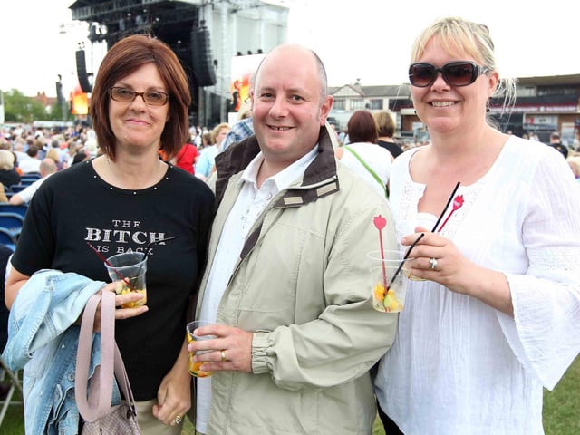 Sue Griggs, Darren Griggs and Sarah Vogel from Northampton.