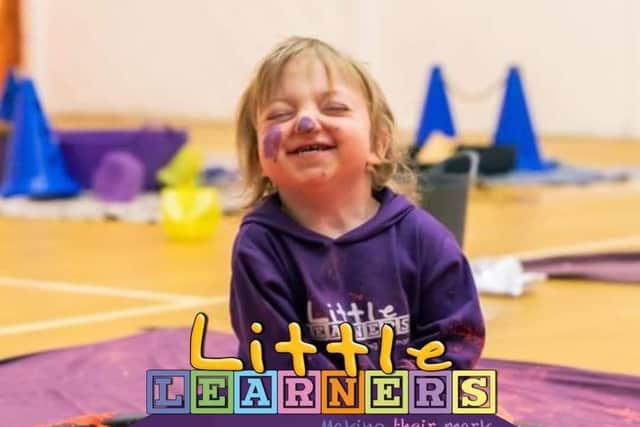 Messy fun is guaranteed at a Little Learners Class!