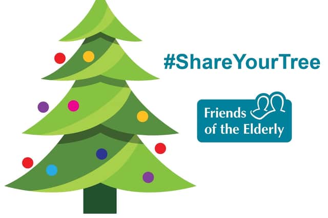 Charity, Friends of the Elderly's Fun, Festive Christmas Campaign #ShareYourTree