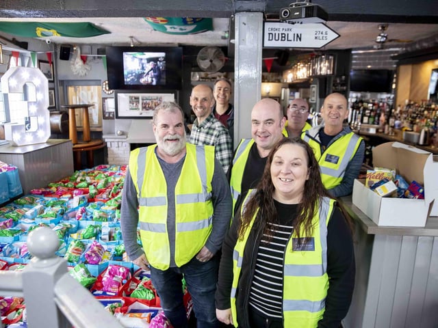 1,700 food parcels were given to more than 70 schools across the county to mark the charity’s third anniversary.
