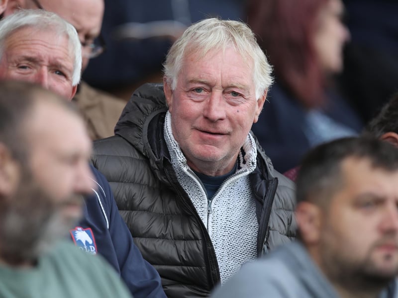 Former Northampton Town player Graham Reed looks on from the stand during the Sky Bet League Two between Northampton Town and Stockport County at Sixfields on September 24, 2022 in Northampton, England. (Photo by Pete Norton/Getty Images)