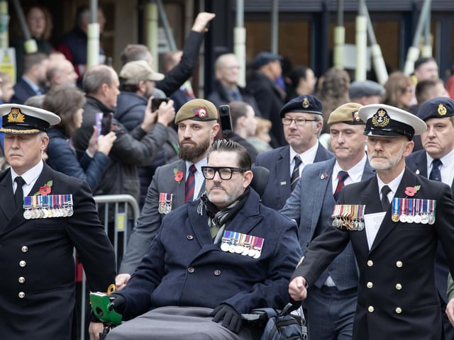 A parade and service took place in Northampton on Sunday November 9, as the town paid its respects to those who served, or continue to serve, the country.