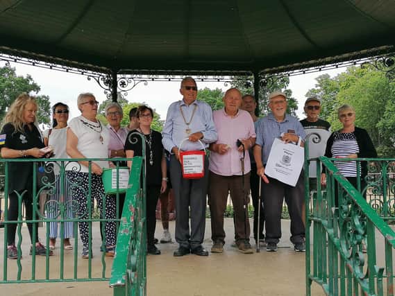 Mayor of Northampton Dennis Meredith hosted a sponsored walk in Abington Park on Saturday (July 30).