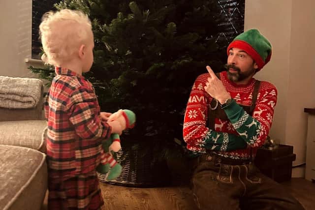 For every delivery – whether it was to the door or for an in-house installation – Andy the Elf turned up and this was a special annual tradition for many families across the county.