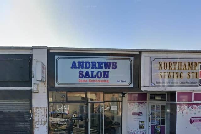 The incident happened in Andrew's Hair Salon in St Giles Street.