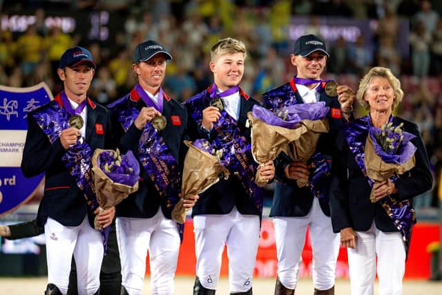 The GB team won a medal at the Equestrian World Championships for the first time in 24 years.