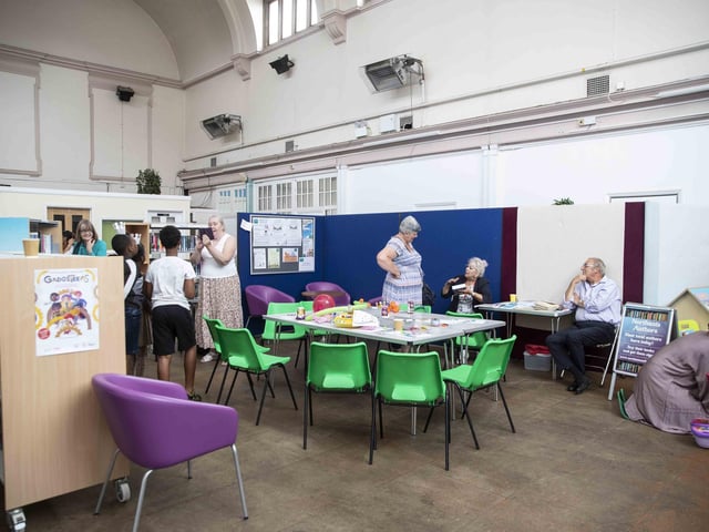 The library held an official opening event on Saturday (July 30).
