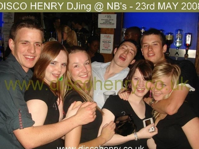 Nostalgic pictures from a Friday night out at NB's