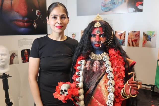 Ojas Kaur's final application look.