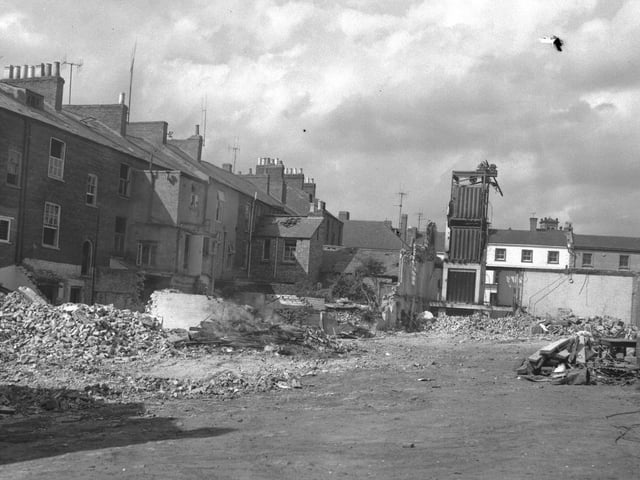 Princess Street demolition, Northampton town centre, August 31, 1970
