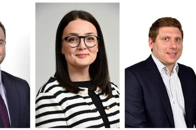 New Howes Percival Partners Miles Barnes, Jasmine Mason and Jeremy Hyde