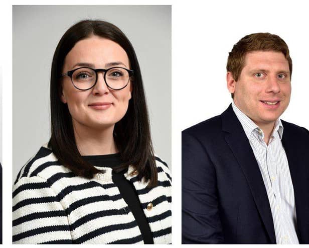 New Howes Percival Partners Miles Barnes, Jasmine Mason and Jeremy Hyde