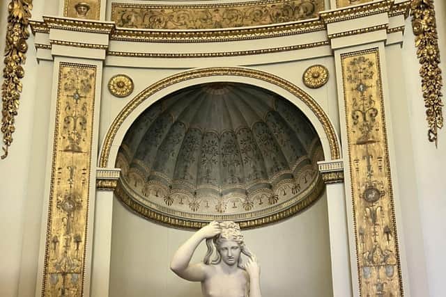 Marine Venus in her niche in the State Music Room at Stowe House