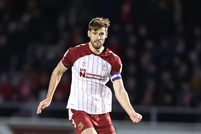 Led a superb rearguard effort from the Cobblers. Orient were barely given a sniff of goal for over 100 minutes of action and the defensive work of Town's skipper was a major reason for that. Towering display... 8 CHRON STAR MAN